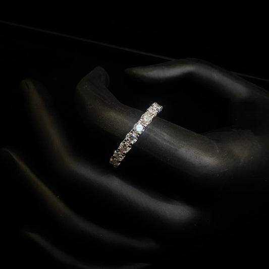 Moissanite Tennis Ring