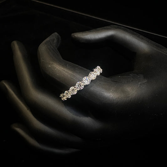 Moissanite Full Eternity Ring