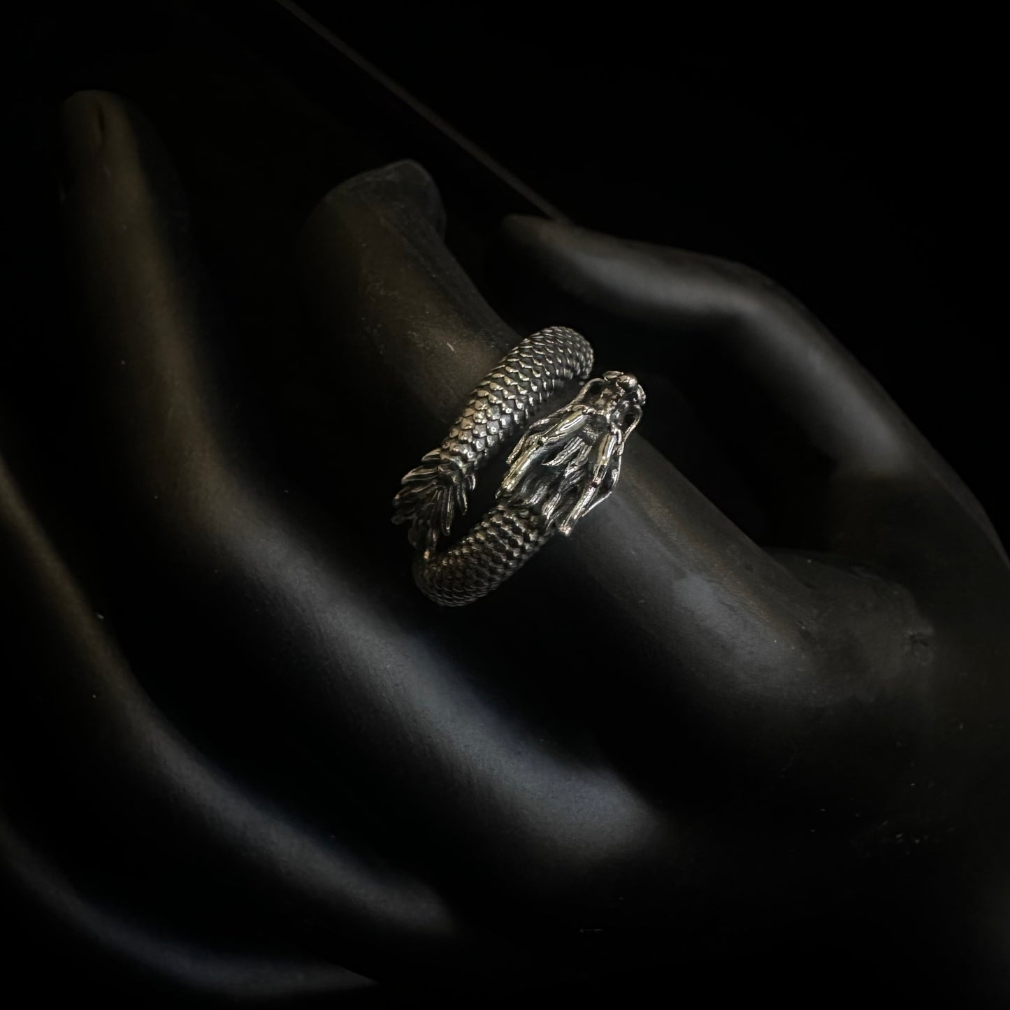 Dragon Vintage Finish Ring